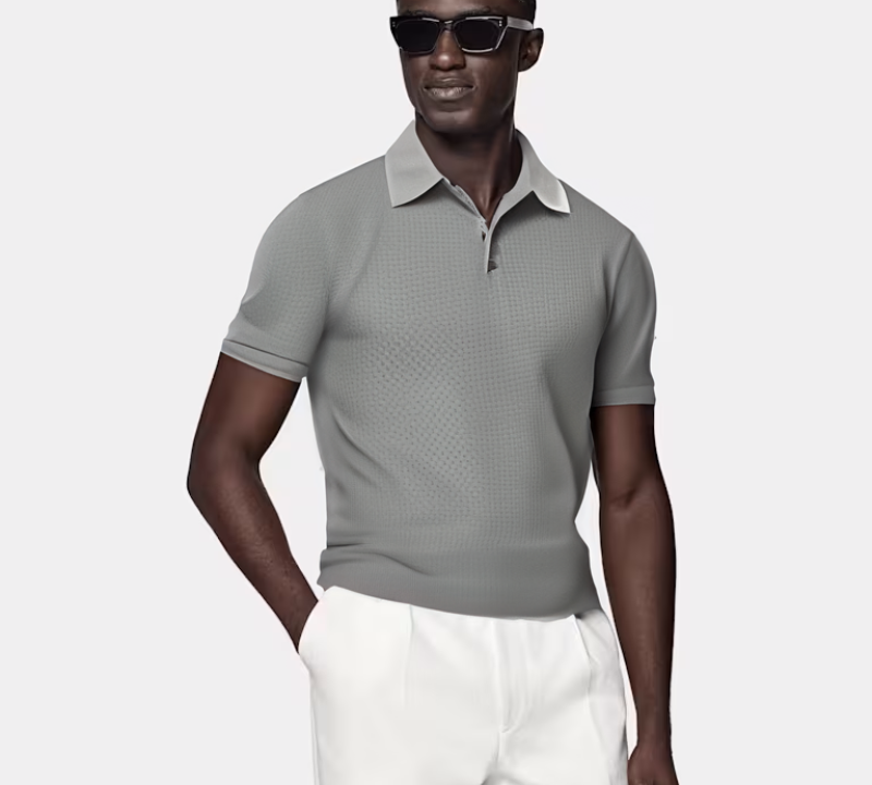Polo Camisero Waffle
